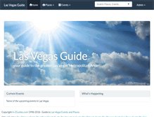Tablet Screenshot of lasvegas.a-zguides.com